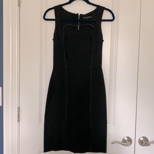 Banana republic black mini dress size 0